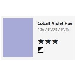 406 Violetto di cobalto intenso  - Acquarello Aquafine