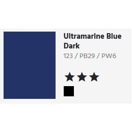 123 Blu oltremare scuro  - Tempera Aquafine