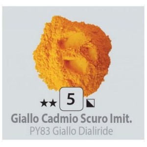 CDV P005 Giallo cadmio scuro imitazione