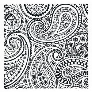EF9500510 Tappetino impronte Paisley