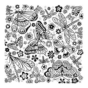 EF9500534 Tappetino impronte Butterfly