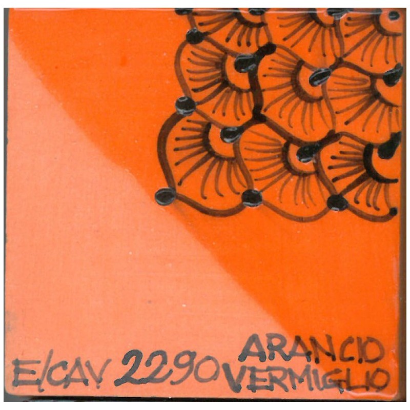 E2290 engobbio arancio vermiglio