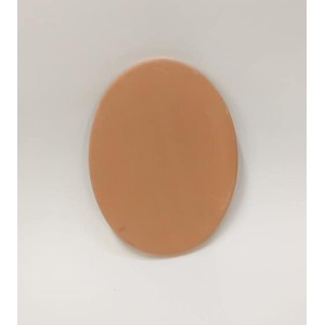 Ovale 24x19 biscotto rosso