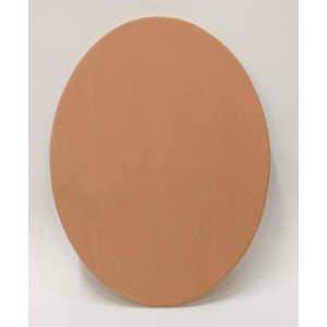 Ovale 38x28,5 biscotto rosso