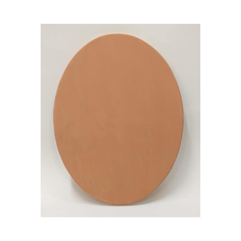 Ovale 38x28,5 biscotto rosso