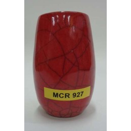 Mcr927 Cristallina craclè rosso corallo