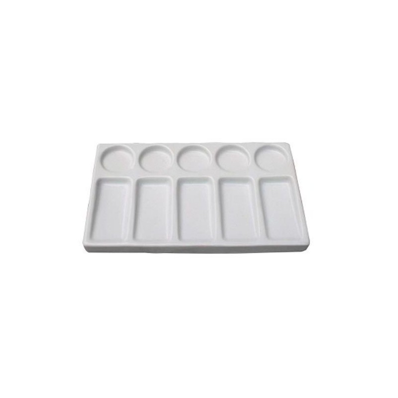 CW10645 Tavolozza porcellana  cm.11x9x2