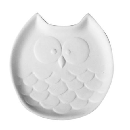 K159 Piattino gufo cm.15