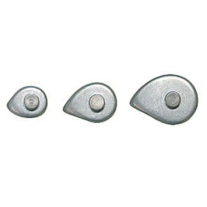 BZ2446-2 Fustelle goccia/foglia 3 pz - 2.6/3.5/4.4cm