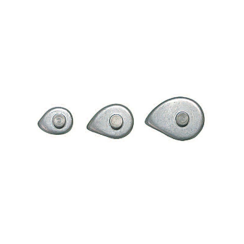 BZ2446-2 Fustelle goccia/foglia 3 pz - 2.6/3.5/4.4cm
