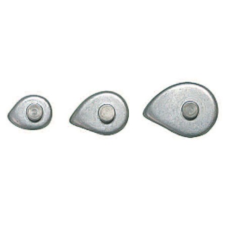 BZ2446-2 Fustelle goccia/foglia 3 pz - 2.6/3.5/4.4cm