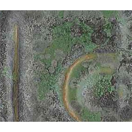 Ge010121 Smalto Verde Argento cristallizzato