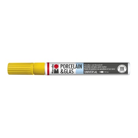 Marabu Giallo sole 220 - Porcelain & Glass Painter, punta 0,8 mm