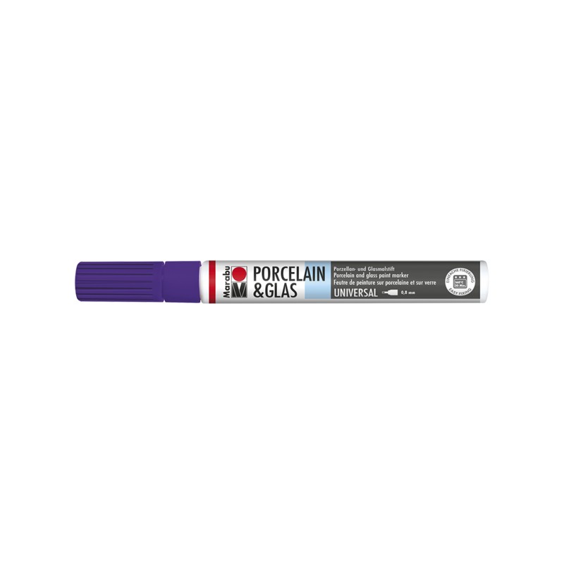 Marabu Violetto 251 - Porcelain & Glass Painter, punta 0,8 mm