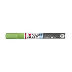 Marabu Verde mela 158 - Porcelain & Glass Painter, punta 0,8 mm