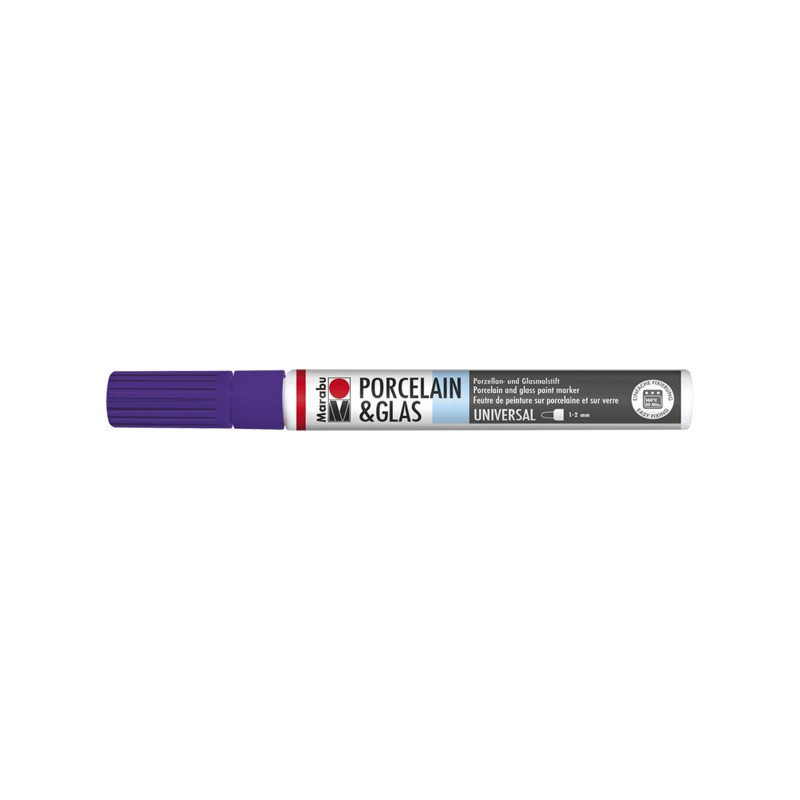 Marabu Violetto 251 - Porcelain & Glass Painter, punta 1-2 mm
