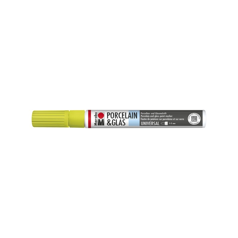 Marabu Verde reseda 061 - Porcelain & Glass Painter, punta 1-2 mm
