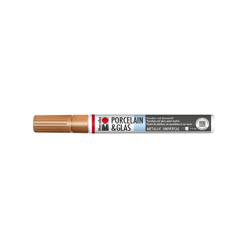 Marabu Rame 087 - Porcelain & Glass Painter, punta 1-2 mm