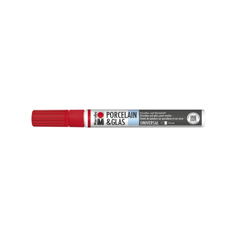 Marabu Ciliegia 125 - Porcelain & Glass Painter, punta 2-4 mm