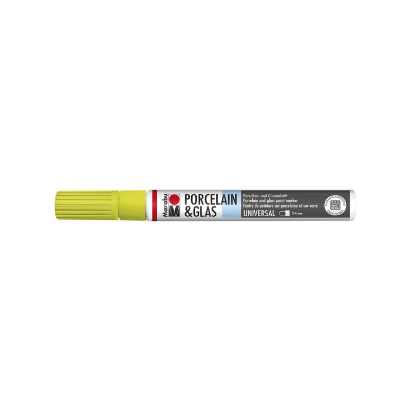 Marabu Verde reseda 061 - Porcelain & Glass Painter, punta 2-4 mm