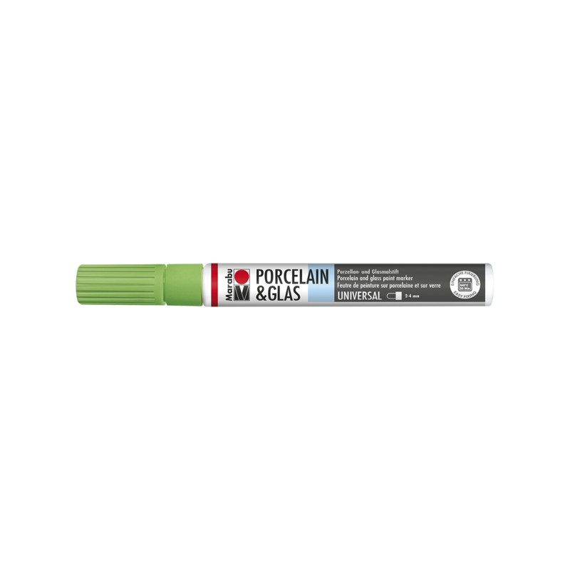 Marabu Verde mela 158 - Porcelain & Glass Painter, punta 2-4 mm