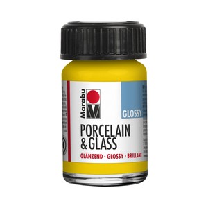 Marabu Giallo sole 220 - Porcelain & Glass Glossy 15 ml