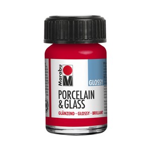 Marabu Ciliegia 125 - Porcelain & Glass Glossy 15 ml