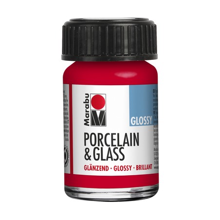 Marabu Ciliegia 125 - Porcelain & Glass Glossy 15 ml