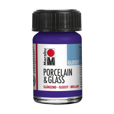 Marabu Violetto 251 - Porcelain & Glass Glossy 15 ml