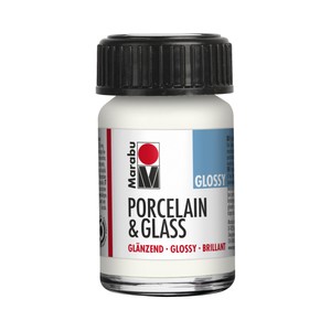 Marabu Bianco 070 - Porcelain & Glass Glossy 15 ml
