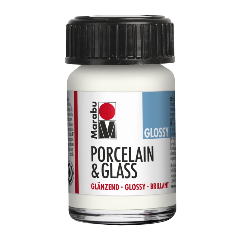 Marabu Bianco 070 - Porcelain & Glass Glossy 15 ml