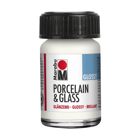 Marabu Bianco 070 - Porcelain & Glass Glossy 15 ml