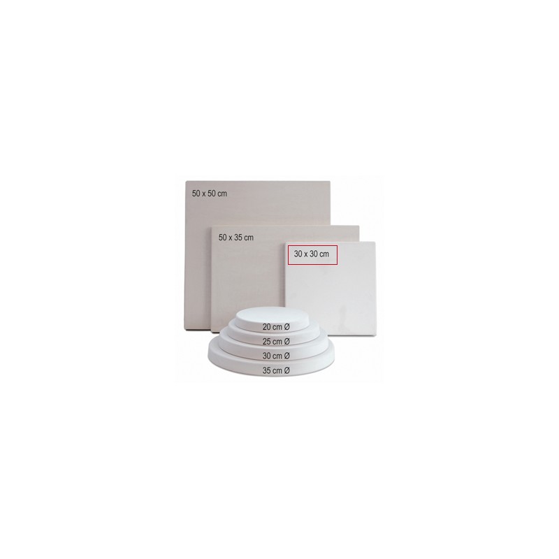 JK23941 Lastra in gesso cm 30x30 - h. cm 3