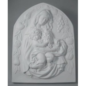 AQ622 Formella Madonna con Bambino, misura piccola