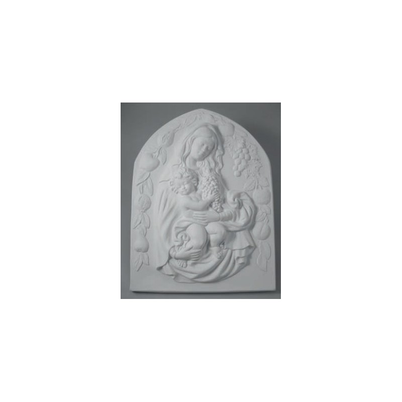 AQ622 Formella Madonna con Bambino, misura piccola