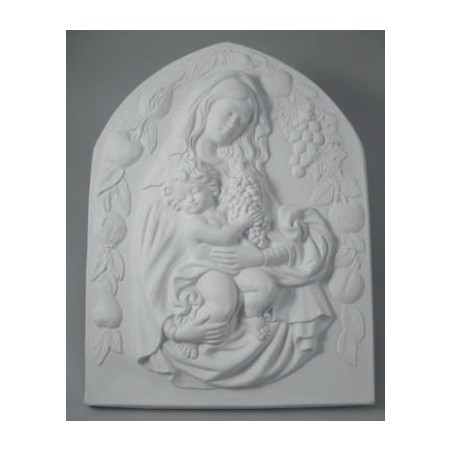 AQ622 Formella Madonna con Bambino, misura piccola