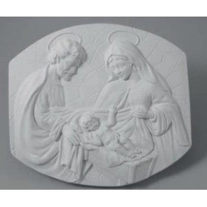 AQ638 Formella Sacra Famiglia