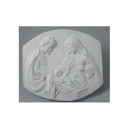 AQ638 Formella Sacra Famiglia