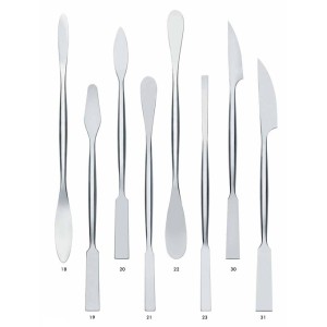 TT166 Spatole per modellazione in acciaio - modelli 18-31