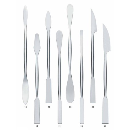 TT166 Spatole per modellazione in acciaio - modelli 18-31