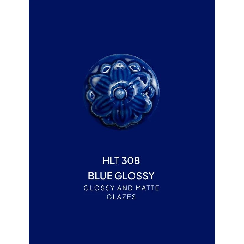 HLT308 Blue - Smalto lucido Colorobbia Art