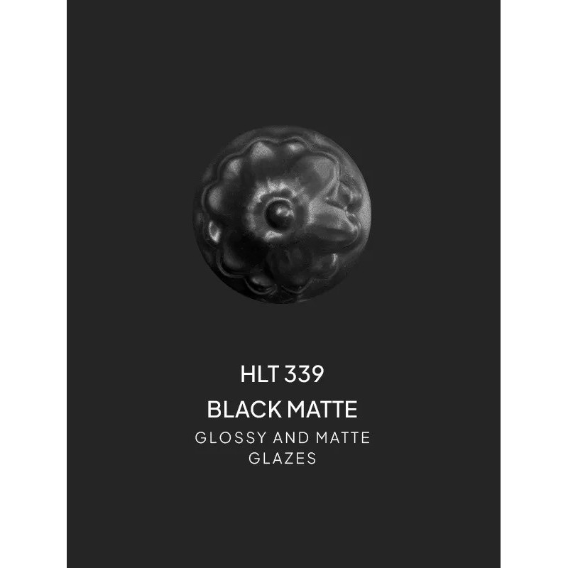 HLT339 Black - Smalto opaco Colorobbia Art