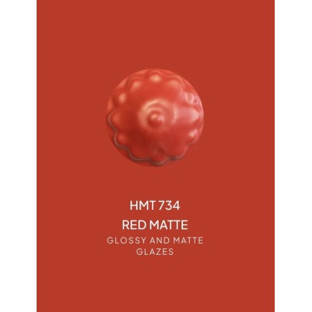 HMT734 Red - Smalto opaco Colorobbia Art