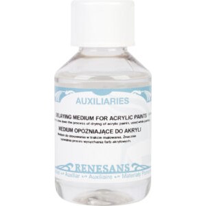 Medium Liquido Ritardante per Colori Acrilici - RENESANS