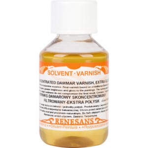 Vernice Damar concentrata in Terpentina effetto extra lucido - RENESANS