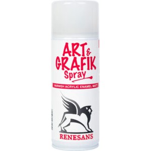 Lacca Finale Acrilica Opaca (spray), 400 ml - RENESANS
