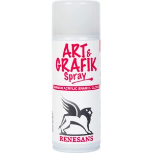 Lacca Finale Acrilica Lucida (spray), 400 ml - RENESANS