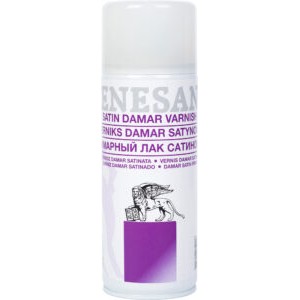 Vernice finale tipo Damar Satinata (spray), 400 ml - RENESANS