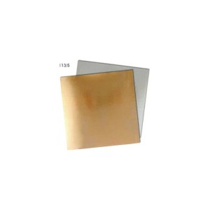 Lastrina sbalzo rame puro cm 30x30 - CWR