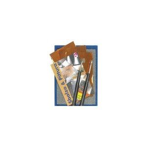 Set per sbalzo con 2 bulini, feltro e 12 lastrine - CWR